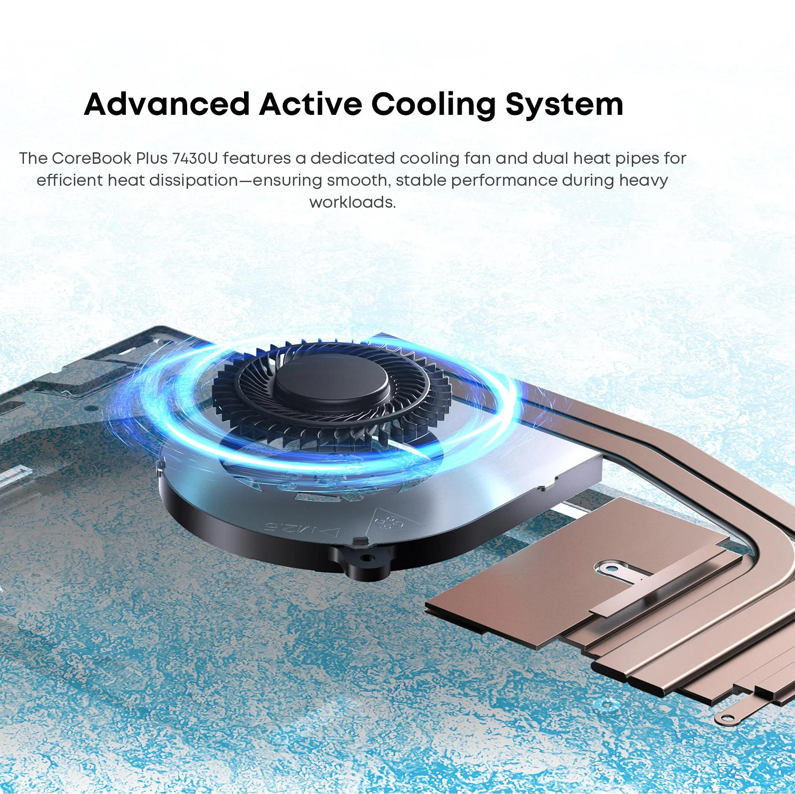 CHUWI CoreBook Plus portátil 16 pulgadas FHD pantalla R5-7430U 6 núcleos portátil para juegos 16GB RAM 512GB SSD Metal cuerpo Notebook con enfriador - imagen 5