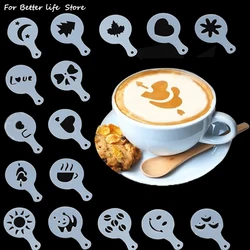 Plantillas de café y moldes capuchino para repostería elegante