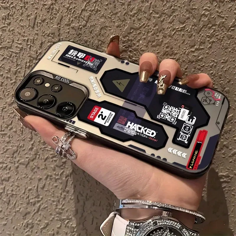 Coque de téléphone Graffiti Style Mecha, étui pour Samsung Galaxy A56 A55 A54 A53 A35 A15 A16 A36 A52 5G S24 S22 S25 Ultra Plus S23 S21FE - imagen 3