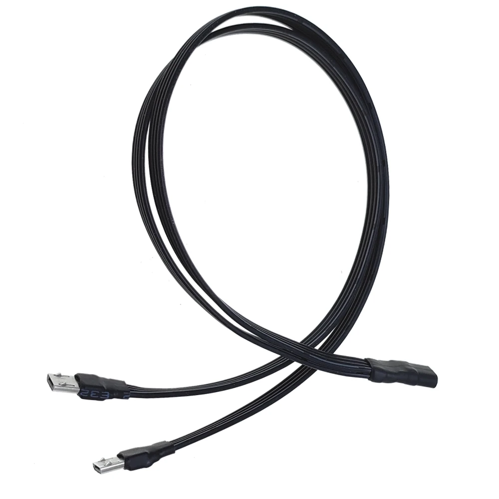 Cable de carga solo dos en uno Cable de datos USB Micro Micro tipo c doble 20CM 30cm 50cm Cable de carga para teléfonos - imagen 3