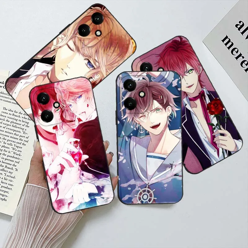 Ayato Sakamaki Anime para Honor X9C X9B X9A X9 X8C X8B X8A X8 X7C X7B X7A X7 X6B X6A X60i X60 X6 X5B 5G funda de teléfono