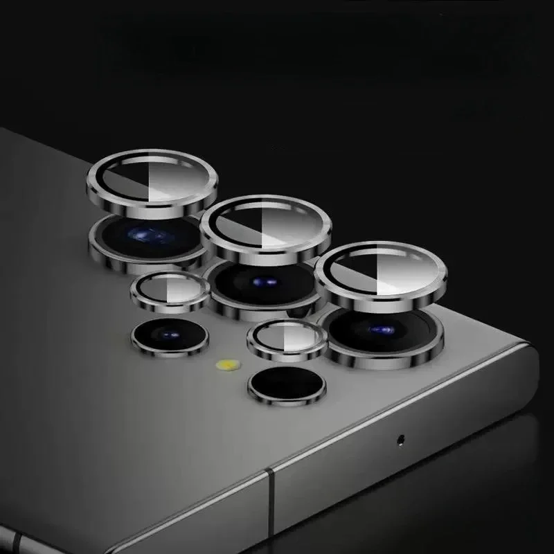 Para Samsung Galaxy S24 25ultra S24 + S24 Protector de cámara anillo de Metal lente de cristal para Galaxy S25 Ultra S25 FE cubierta de tapa de lente trasera - imagen 2
