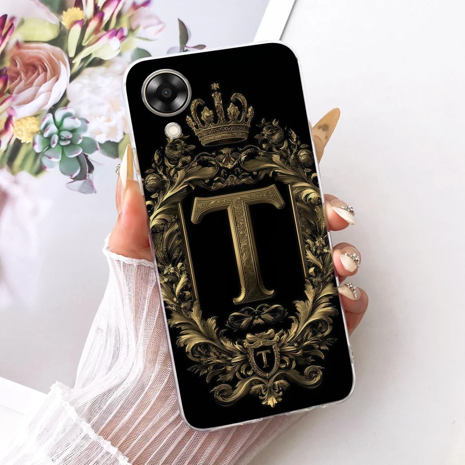 Para Oppo A17K funda CPH2471 elegante 26 letras funda de teléfono de silicona suave para Oppo A17 CPH2477 A 17 K OppoA17 OppoA17K Fundas - imagen 4