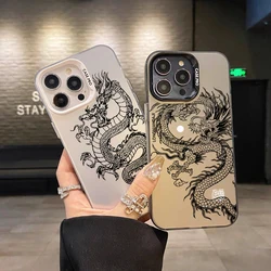 Funda para OnePlus Nord 4 Nord4 5G 3 2 8T Nord CE 2 3 4 Lite funda de lujo dragón galvanizado láser IMD mate