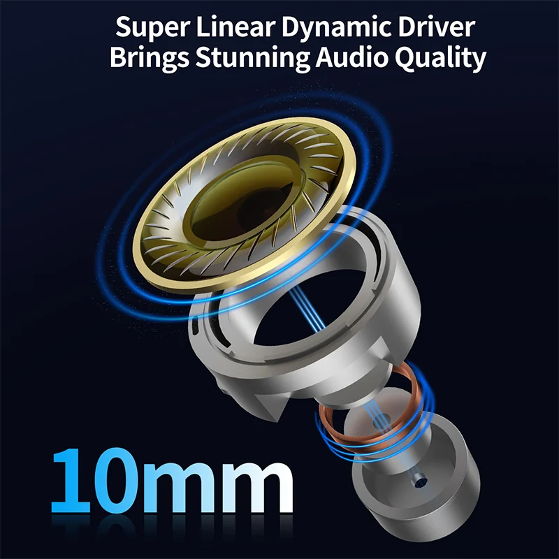 Auriculares KZ Xtra TWS con reducción activa de ruido, cascos Bluetooth 5,4 con Chip Qualcomm QCC3091, auriculares de calidad de sonido Hifi - imagen 5