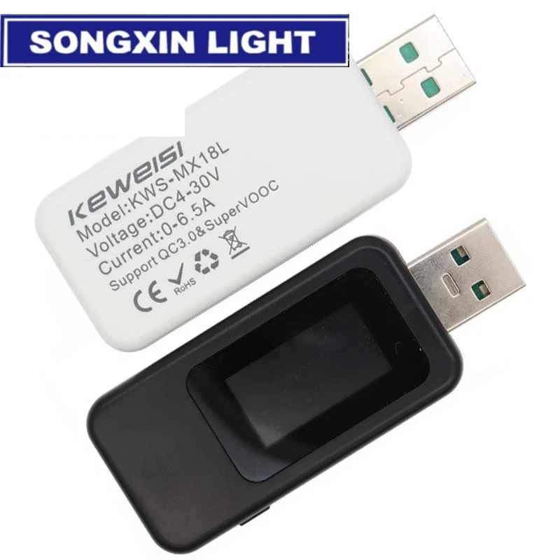Probador USB 10 en 1, voltímetro Digital CC, amperímetro, medidor de voltaje de corriente, amperímetro, Detector, indicador de cargador de Banco de energía - imagen 4