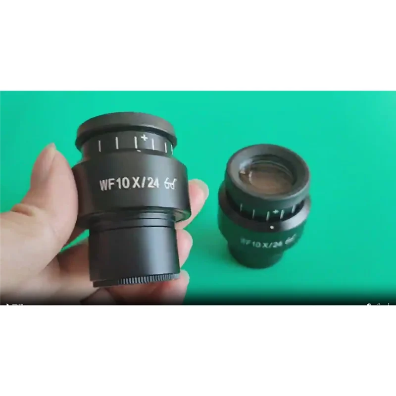 BTLIFE-Accesorios para lentes de microscopio estéreo Binocular, 2 uds., ocular de campo amplio WF10X/24MM - imagen 2