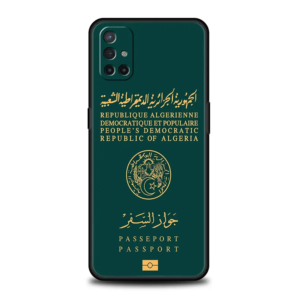 Funda de teléfono con pasaporte de Argelia para OnePlus 13 12 11 10 9 8 7T Pro 13R 12R 10R 9RT 8T Nord N200 N30 2T CE 2 3 5G Lite, funda suave - imagen 5