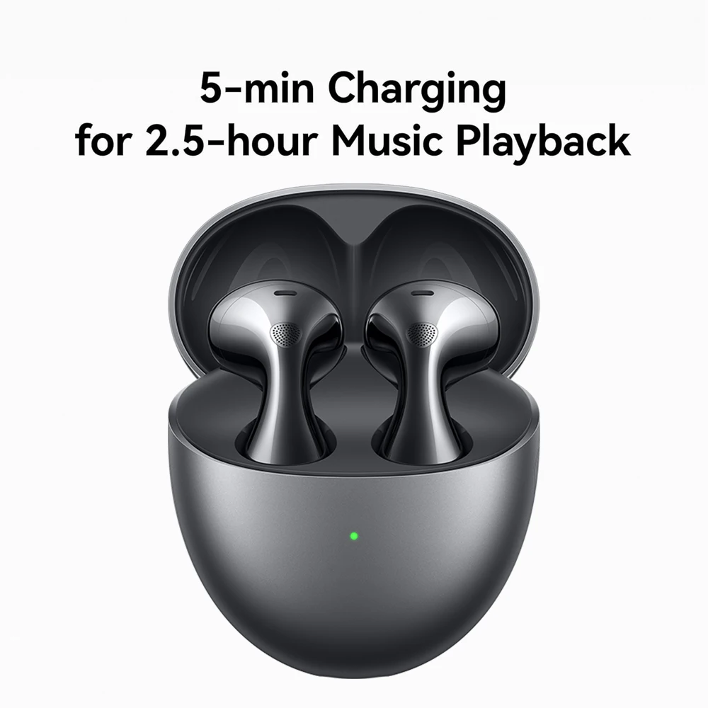 Originales auriculares inalámbricos HUAWEI FreeBuds 6. Se ajustan perfectamente al oído. Doble controlador True Sound. Llamadas estables y claras. Cancelación activa del ruido (ANC). IP54. - imagen 4