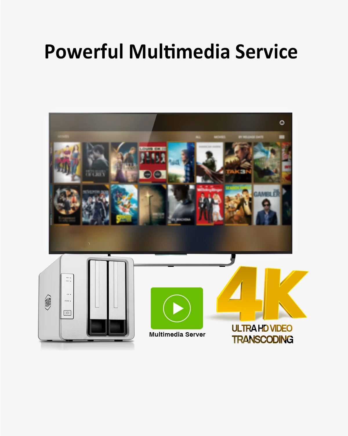 TERRAMASTER-F2-423 NAS de alto rendimiento para SMB, CPU de cuatro núcleos, memoria DDR4 de 4GB, puertos 2x2.5GbE, Servidor NAS (sin disco) - imagen 5