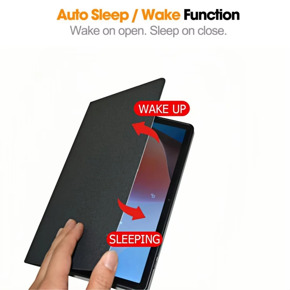 Funda de negocios para tableta Teclast T60Ai T60Plus T60, soporte multifuncional, carcasa protectora de cuero Pu con apagado/encendido automático - imagen 5