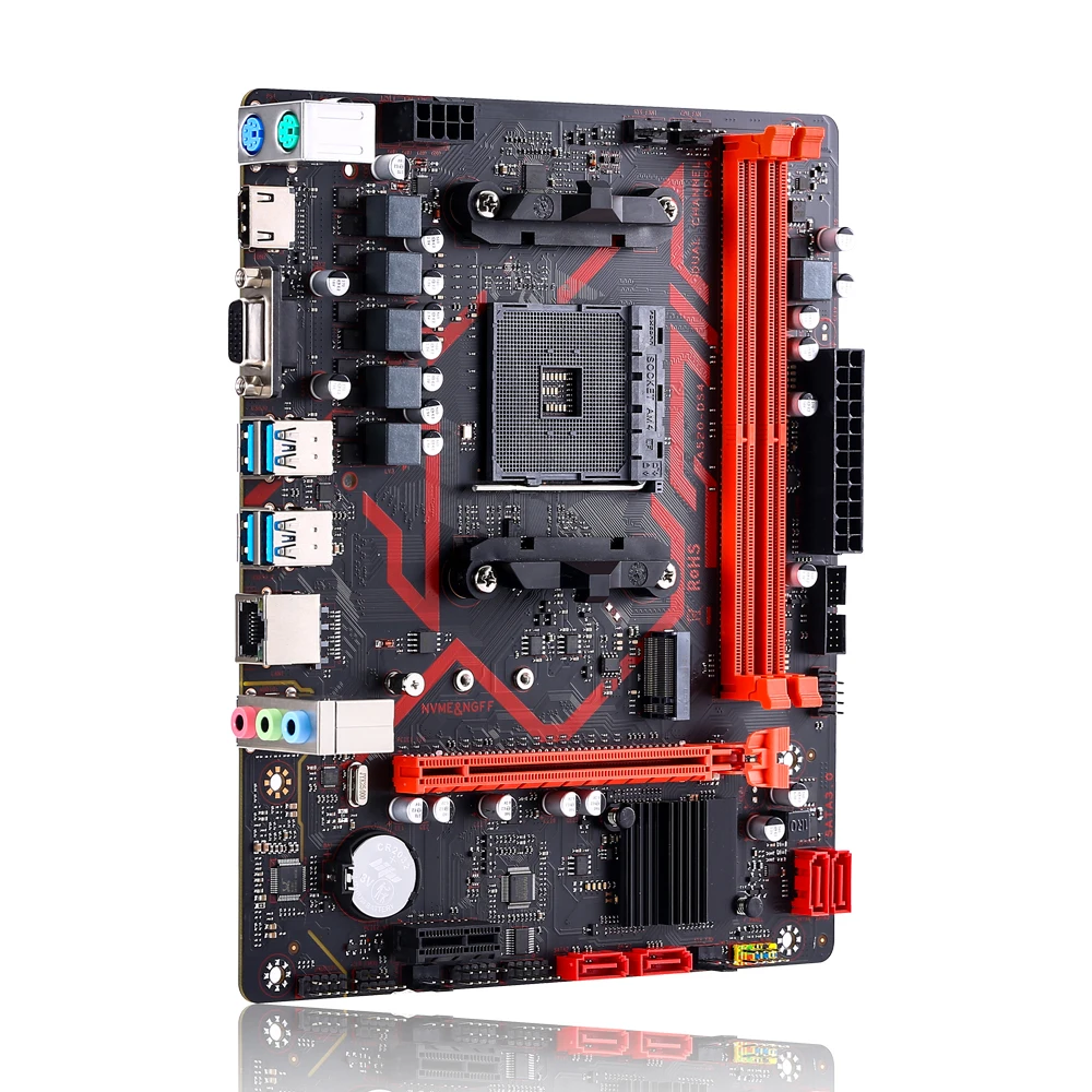 Kllisre A520 Motherboard Dual-channel DDR4 NVME M.2 SATA3.0 Micro ATX Supports AM4 Ryzen CPU - imagen 2