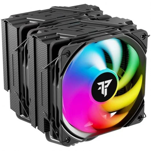 Tempest Cooler 6Pipes Negro A-RGB Ventilador CPU Doble Disipador 2x120mm Negro