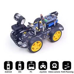 XiaoR-Kit de coche Robot inteligente Geek DS WiFi para Arduino UNO R3, Control remoto, cámara HD, FPV, aprendizaje de robótica y juguete electrónico