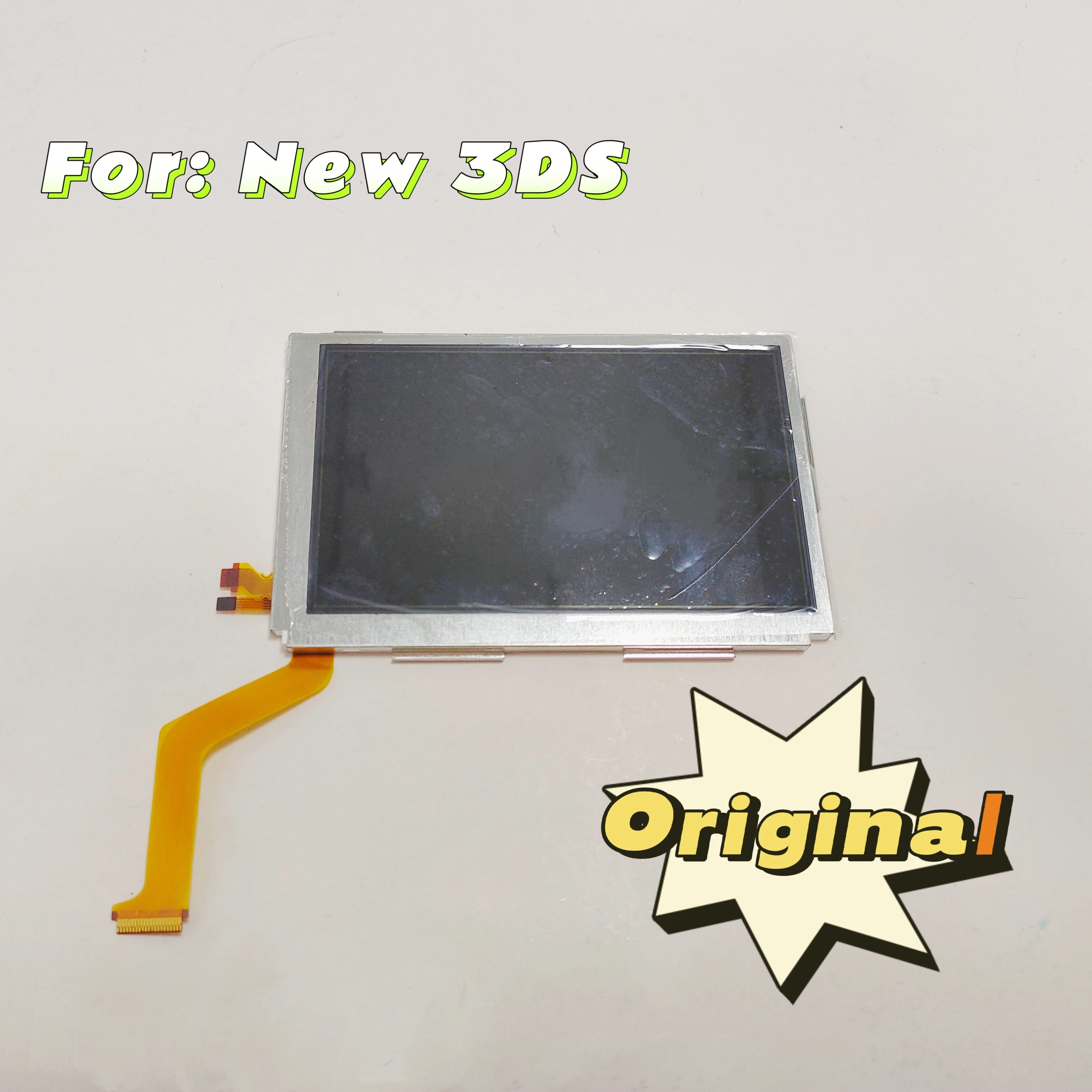 Pantalla LCD superior superior original para nueva pantalla de cristal líquido 3DS