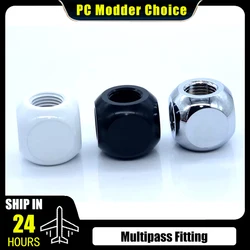 FREEZEMOD Divisor T G1/4 para Refrigeración Líquida – Negro/Blanco/Plata