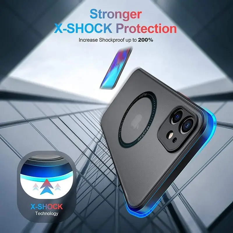 Para OnePlus 10 9 8 Pro funda dura de PC magnética de carga inalámbrica cubierta protectora trasera para OnePlus Nord 2 CE OnePlus9 9R 9RT 8T 10 - imagen 2