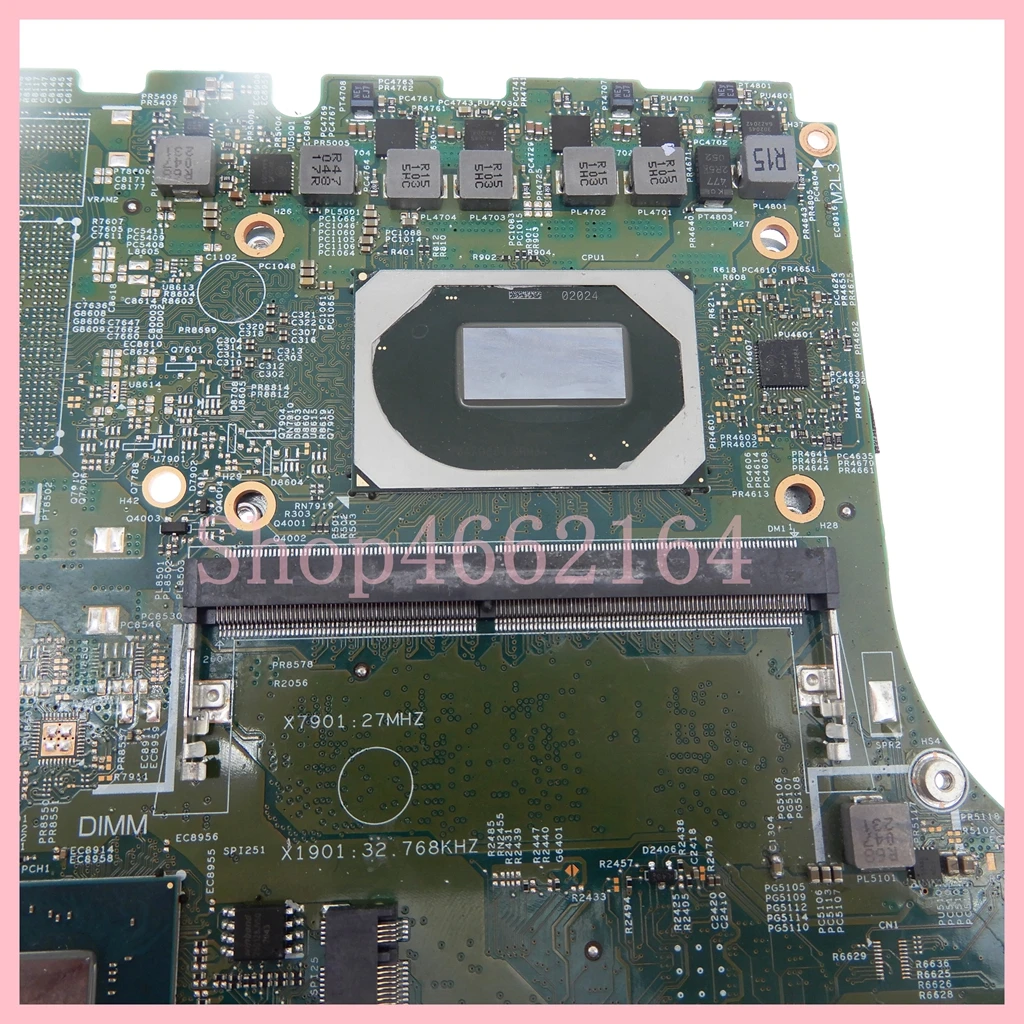 19804-1 con i5-10300H CPU 8GB-RAM placa base para DELL Inspiron 15 7501 placa base para ordenador portátil 041C82 prueba de 100% OK - imagen 5