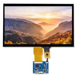 500 módulos de pantalla TFT de luminancia pantalla táctil capacitiva de ángulo de visión completo de 7 pulgadas 10,1 pulgadas 1024*600 IPS