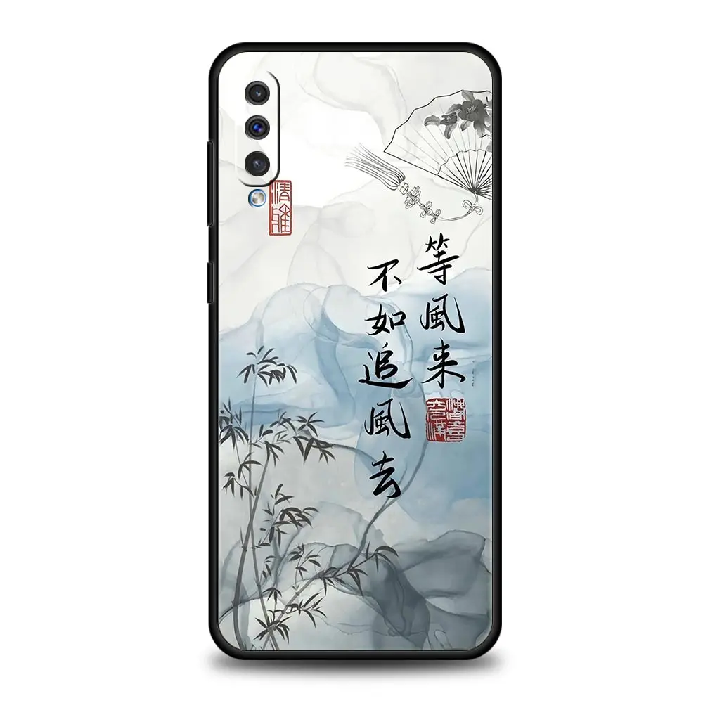 Funda con frase de palabras chinas para Samsung A56 A36 A26 A54 A52 A24 A14 A50 A72 A70 A06 A12 A22 A34 A42 A32 A04s A16 5G - imagen 2