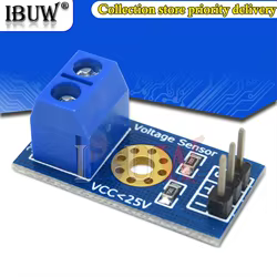 Módulo Sensor de voltaje estándar DC 0-25V, ladrillos electrónicos de prueba, Robot inteligente para arduino, Kit Diy
