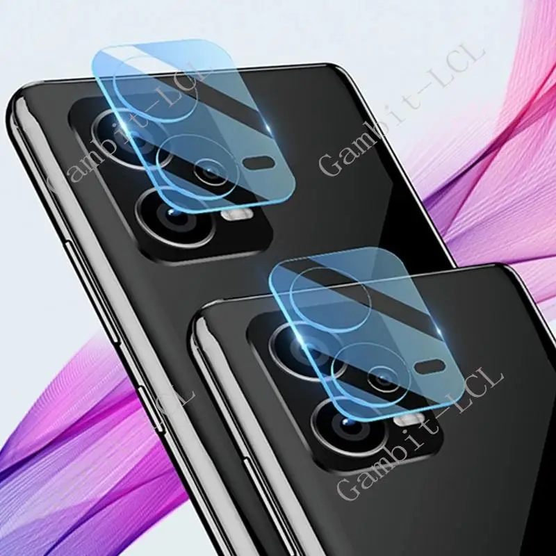 Película de lente de cámara 3D para Xiaomi Redmi Note 12 Turbo 12R 12S 12 T Pro Note12 Pro + Plus, cubierta protectora de vidrio templado Integral, 2 piezas