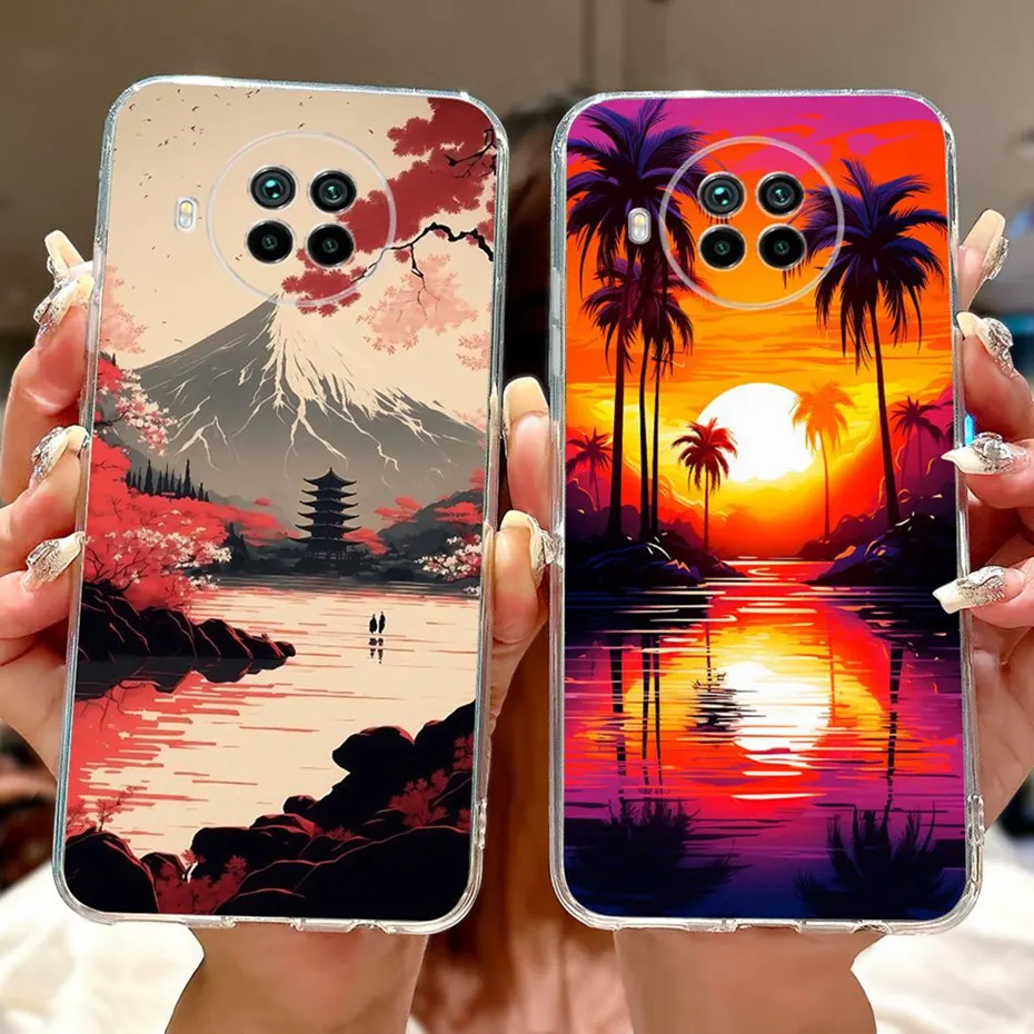 Funda de pintura de moda para Xiaomi Mi 10T Lite 5G Mi10T Pro, fundas de teléfono de silicona suave TPU para Xiaomi Mi 10T 10TLite 5G, parachoques - imagen 5