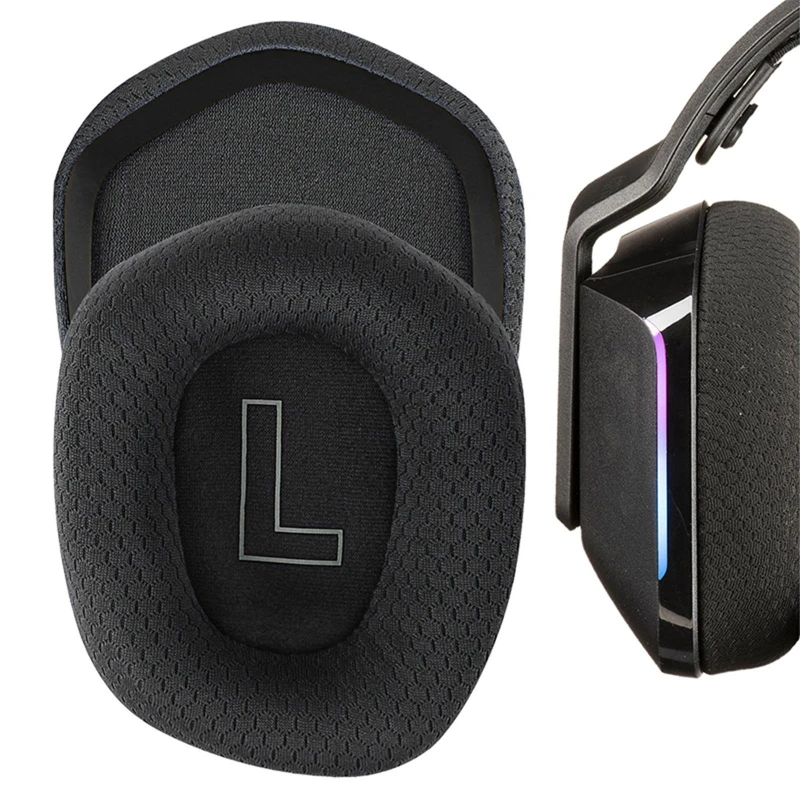 Almohadillas para auriculares Logitech G733 G335, repuesto de almohadillas de espuma para los oídos, accesorios para auriculares - imagen 3