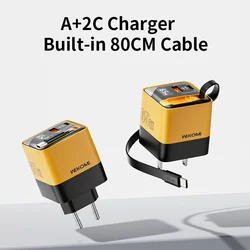 Cargador USB-C Rápido con Cable para iPhone 16/15 Pro Max y Samsung