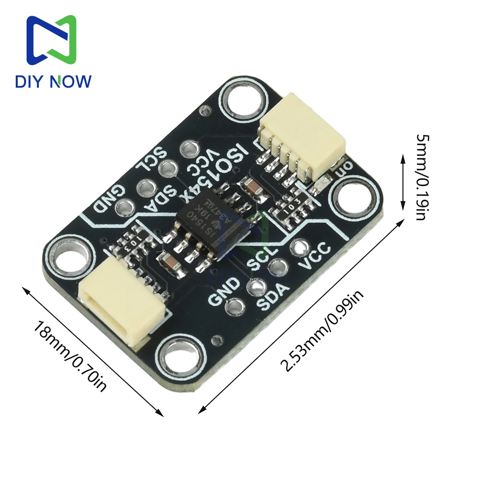 Módulo aislador I2C bidireccional ISO1540. Admite conector STEMMA QT. Módulo aislador galvánico bidireccional Qwiic de 1 MHz - imagen 5