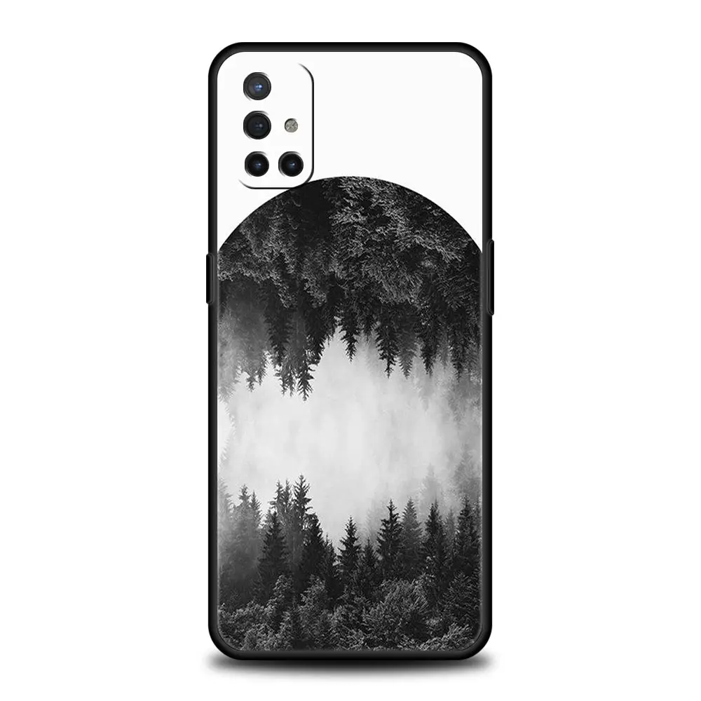 Funda de teléfono para OnePlus 12 11 10 9 Pro 9T 12R 10R 9R 9RT 10T 8T 8 7 6T 7T Nord 2T CE 2 5G N200 N10, cubierta de madera geométrica forestal - imagen 3