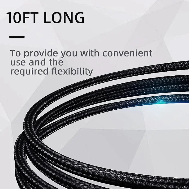 Cable de carga DATA FROG de 1m/2m/3m para controlador PS5/Xbox Series S X, Cable de alimentación USB tipo C para accesorios de mando PS5 - imagen 2