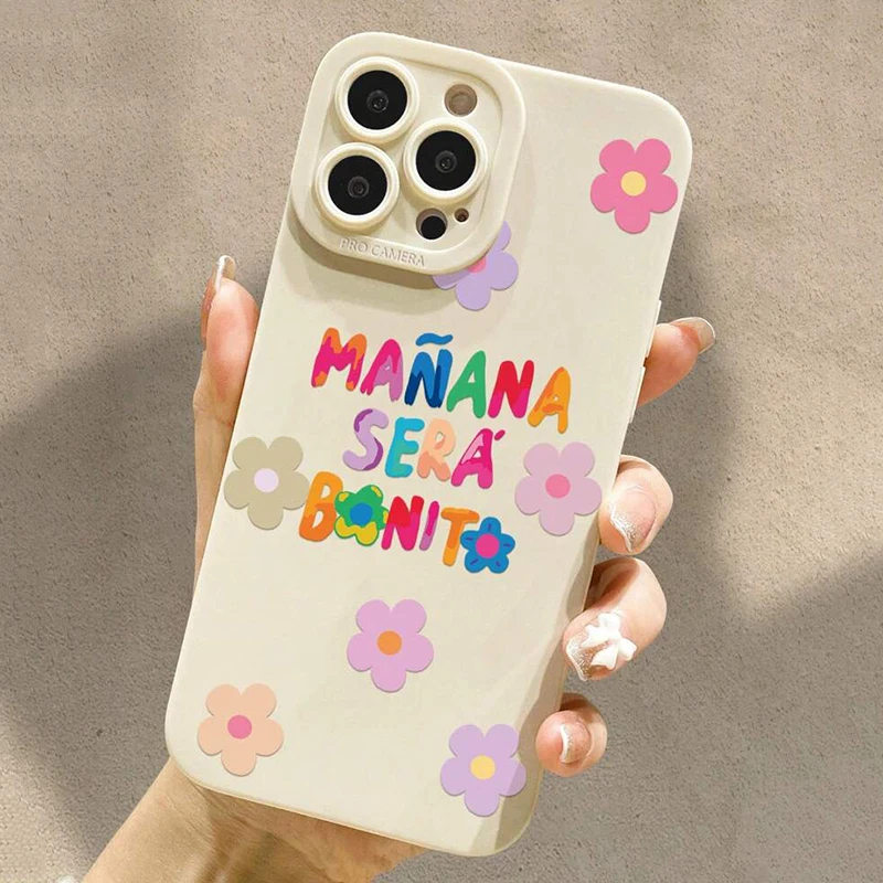 Funda de teléfono esmerilada de TPU con estampado de lema para iPhone 16 15 14 13 12 11 Pro Max XS X XR 7 8 Plus SE 2022, funda suave a prueba de golpes