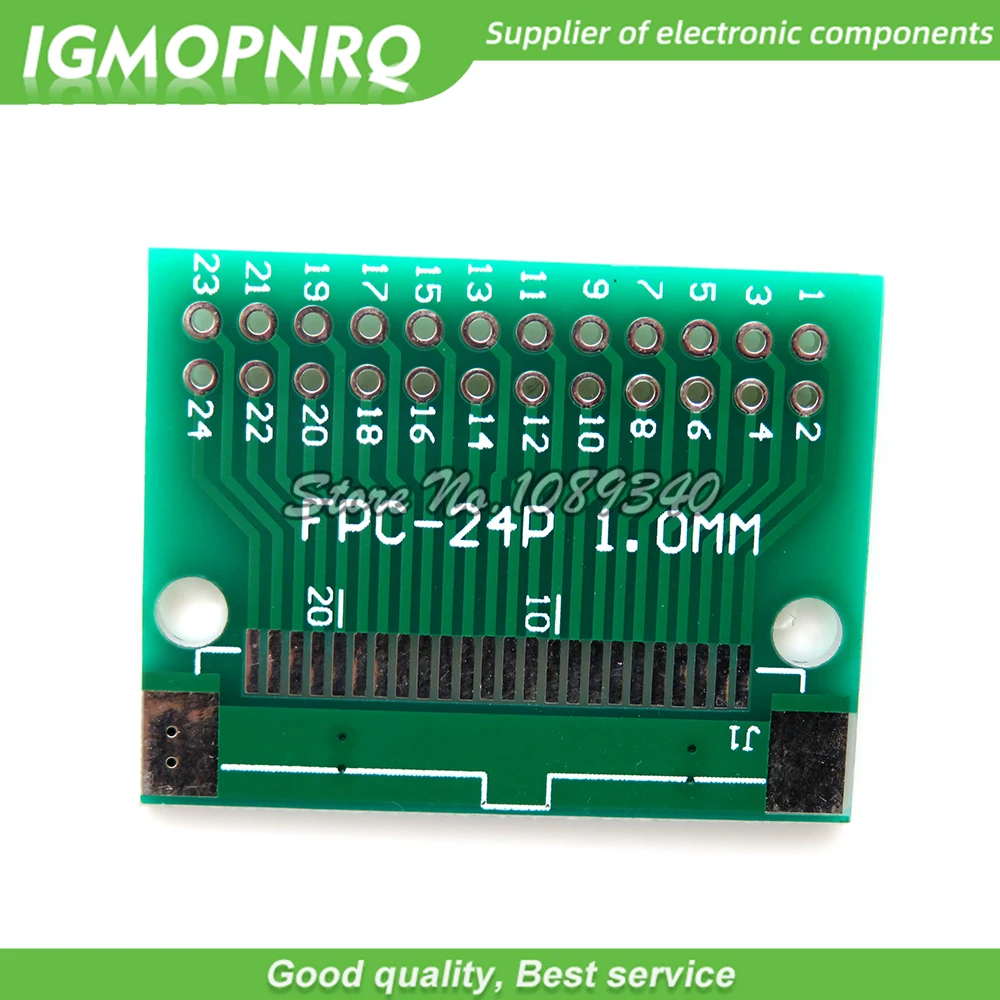 Adaptador de doble cara de paso 5 piezas FPC FFC de 0,5mm y 1mm, placa de enchufe, conector de placa PCB, KIT de bricolaje de 6, 8, 10, 12, 20, 40, 50 pines a DIP de 2,54mm - imagen 4