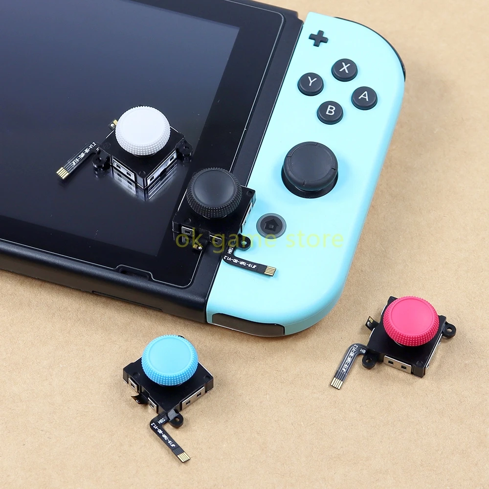 30 Uds V2 TMR 3D Joystick con Cable para Nintendo Switch para NS Switch Lite/OLED Joy Con TMR Joystick de resistencia magnética - imagen 4