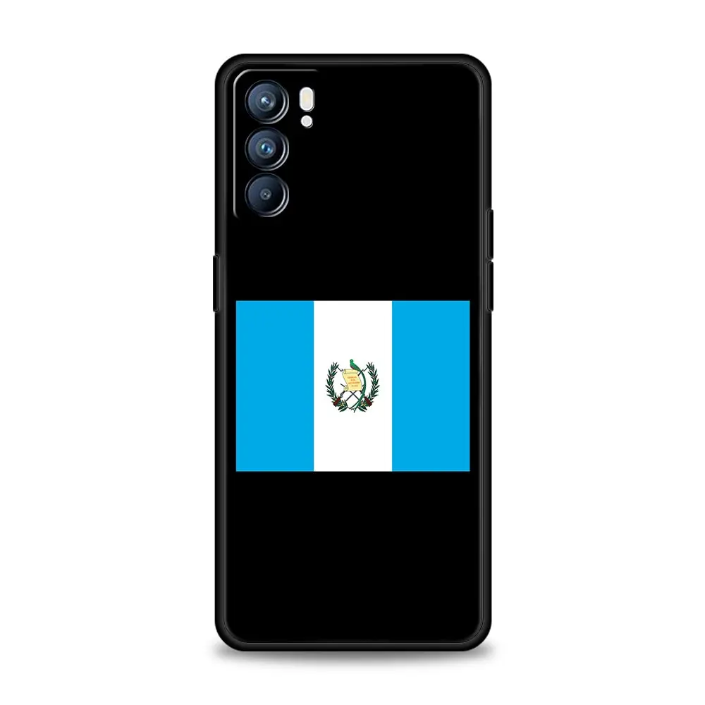Funda de teléfono con bandera de Guatemala para Oppo Reno14 Reno13 Reno12 11 F 10 Find X5 X9 Pro A54 5G A53 A52 A9 A74 A78 4G A79 A80 A98 - imagen 2