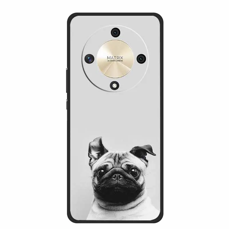 Funda trasera de silicona suave para teléfono móvil, carcasa a prueba de golpes con diseño de animales para Honor X9B 5G, 6,78 pulgadas - imagen 3