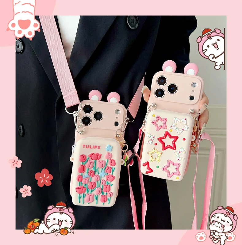 Para Samsung Galaxy A12 A11 A71 A51 A52 A22 A02s A32 A13 A53 A03s A04s A20s A33 A73 A23 Funda tipo billetera Tulip Star con accesorios - imagen 5