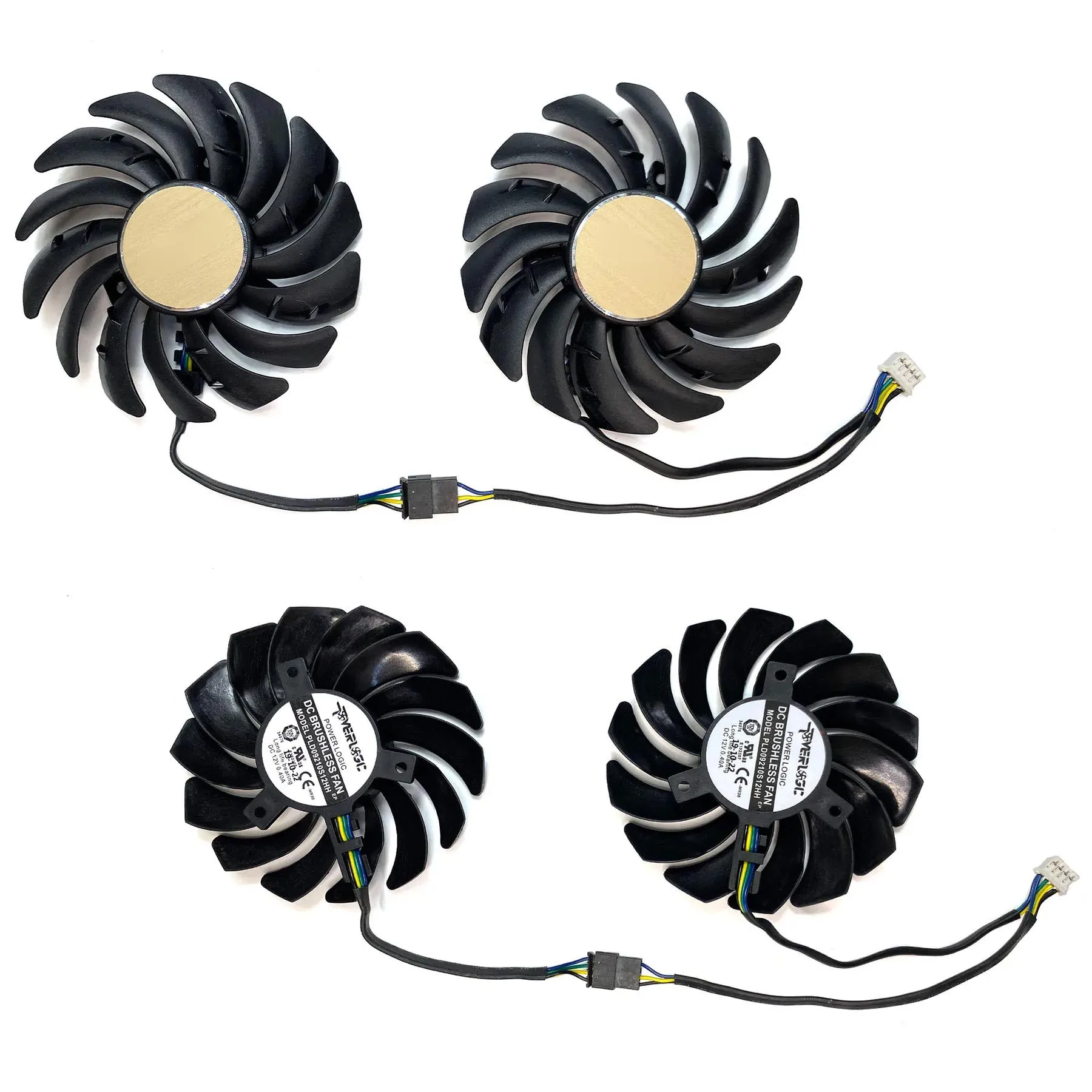 Nuevo para MSI Radeon RX5700 5700XT 8GB EVOKE OC ventilador de repuesto para tarjeta gráfica PLD09210S12HH - imagen 2