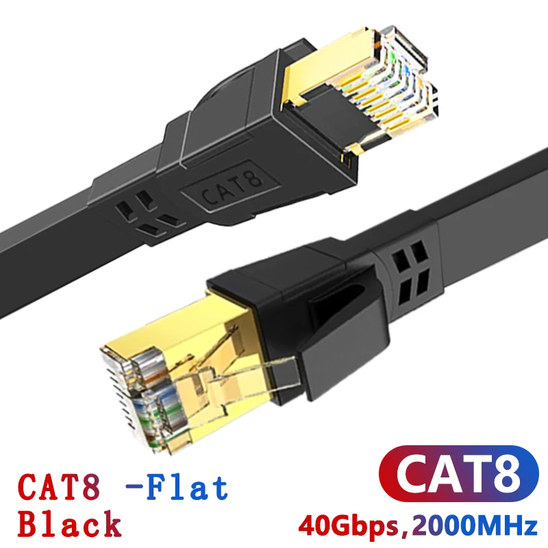 CAT 8-Flat-Black