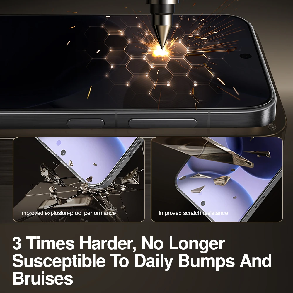 SmartDevil-Película de vidrio templado para cabina sin polvo, Protector de pantalla HD para OPPO Find X9 Pro X8s, antihuellas - imagen 3