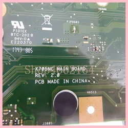Placa base ASUS X705NA con CPU N4200 – Compatible X705N X705NC