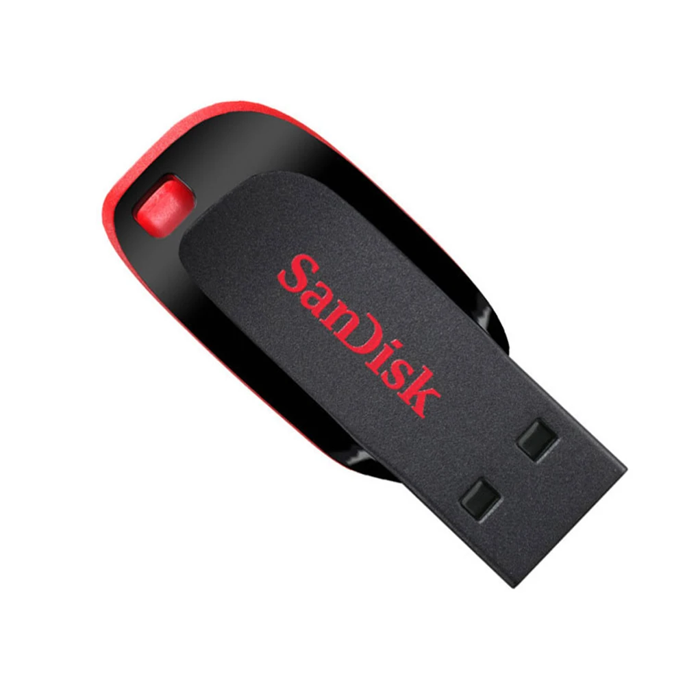 10 uds/1 lote SanDisk SDCZ50 Ultra Shift USB 2,0 disco Flash 16GB 32GB 64GB 128GB Mini llave Pendrive memoria Flash negra - imagen 5
