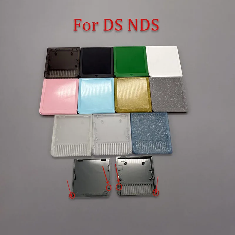 Caja de tarjetas de plástico transparente de alta calidad, carcasa para Nintendo, pantalla Dual/DS/NDS, reemplazo de cubierta de carcasa de cartucho transparente