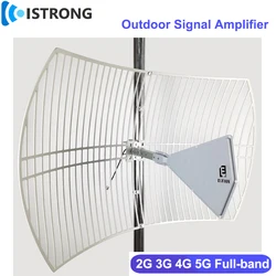 Antena Direccional 5G/4G 32 dBi de Rejilla Exterior 600-6500 MHz