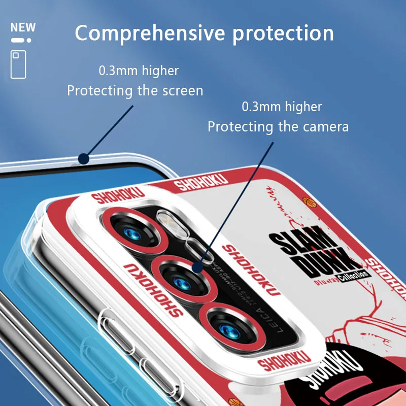 Funda de Anime Slam Dunk para Samsung Galaxy, carcasa trasera de silicona suave, S23, S22 Ultra, S21, S20 FE, S10 Plus, Note 20, 10, 9, A32, A52S, A52, A72 - imagen 4