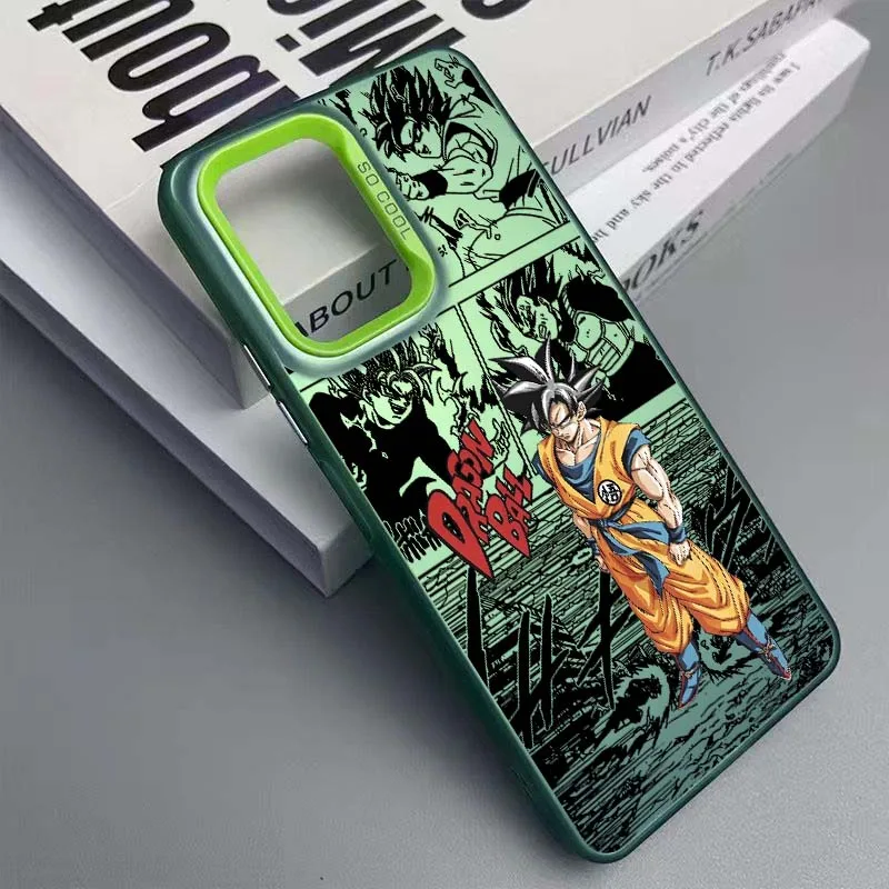 Funda divertida d-dragon Ball Saiyan para Xiaomi Poco X3 X5 X6 F5 F6 M6 Pro GT NFC Pro, funda plateada colorida para teléfono - imagen 5