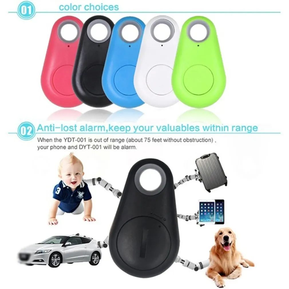 Rastreador GPS inteligente para perros y mascotas, compatible con Bluetooth 4,0, Mini Etiqueta de alarma antipérdida de moda, bolso inalámbrico para niños, BILLETERA, buscador de llaves, Locato - imagen 4