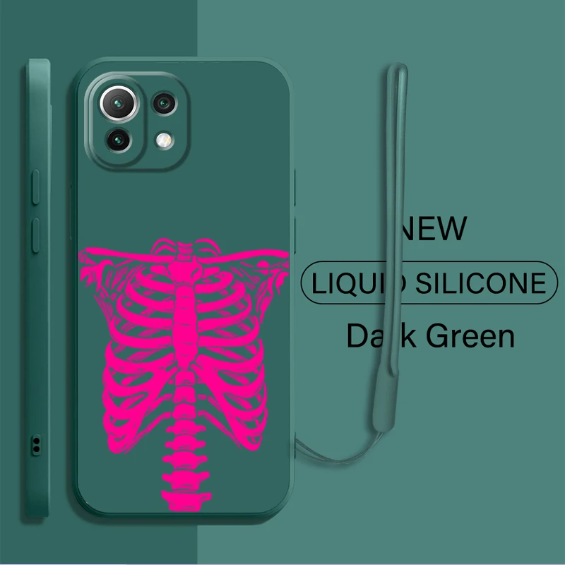 Funda suave para Xiaomi Mi 13 10T 11T 12T Pro 11 12 Lite Cool Cartoon Skull - imagen 2