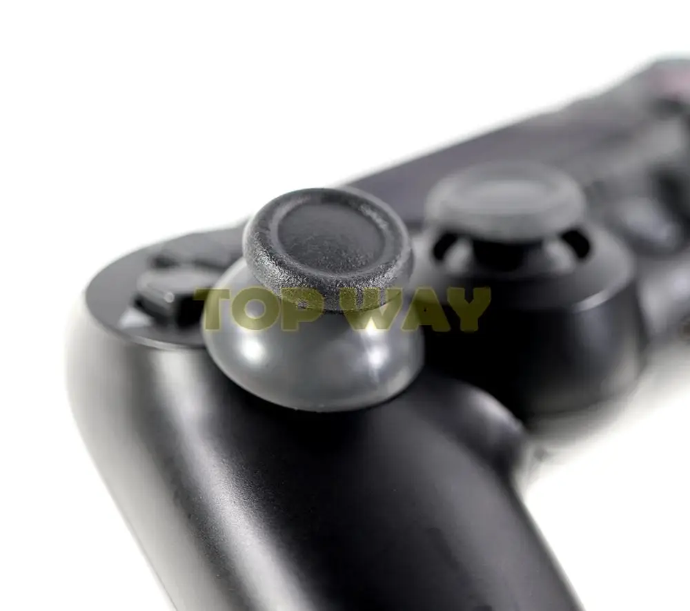 2 uds negro gris Original para PS4 cubierta analógica 3D Thumb Stick Joystick tapa de seta para controlador Sony PlayStation 4